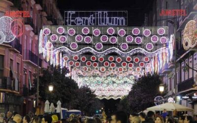 La firma cordobesa Iluminaciones Ximénez gana de nuevo el primer premio a la calle mejor iluminada de las Fallas 2018